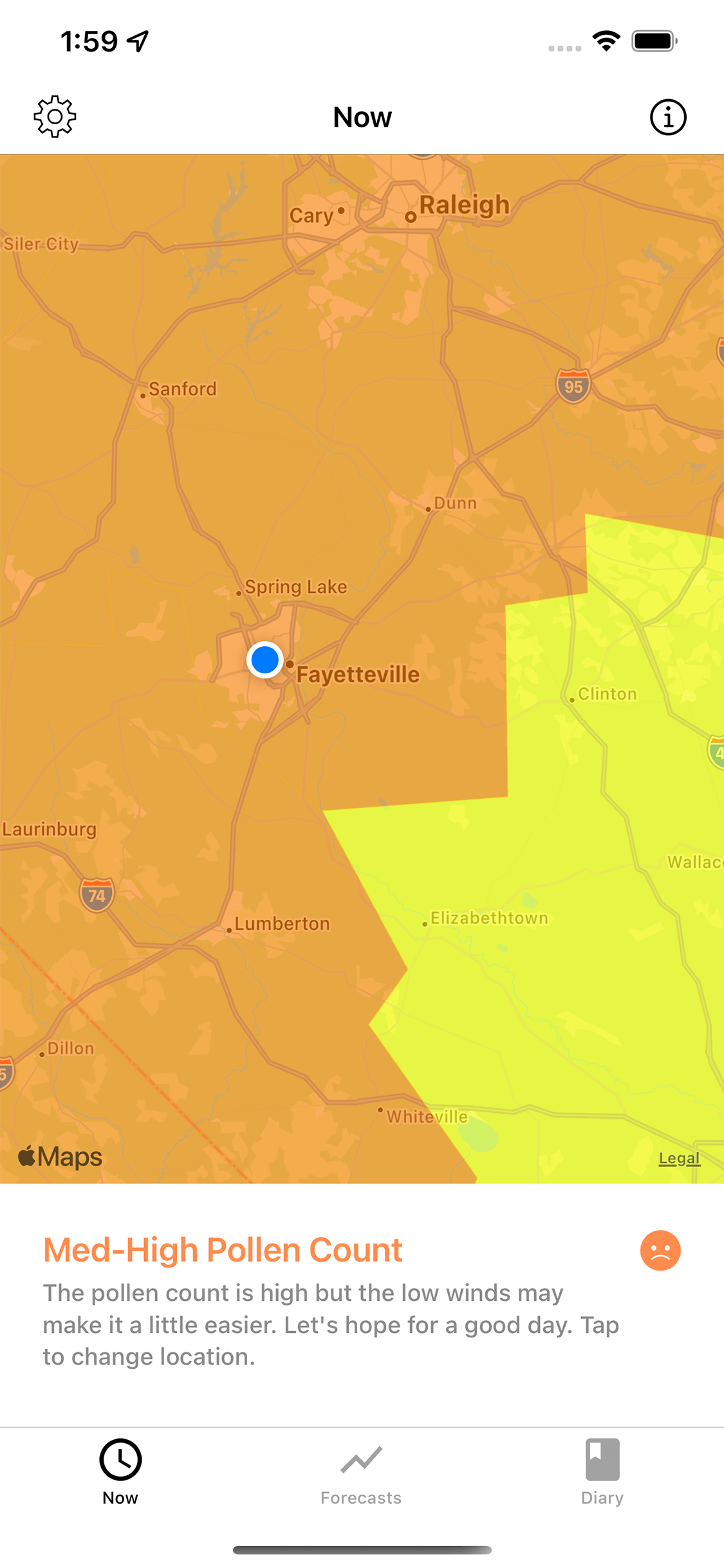 My Pollen Forecast jRustonApps